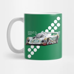 Retro Le Mans 24 Hours T-Shirt - Tic Tac 962 Group C Design Mug